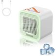 Climatiseur portable -  - Mini climatiseur mobile - Silencieux - Rechargeable USB - 3 vitesses