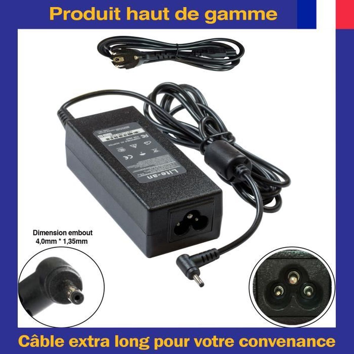 Chargeur Pour Asus E402w E402wa Ordinateur Pc Portable Adaptateur D Alimentation 19v 2 37a 45w Prix Pas Cher Cdiscount