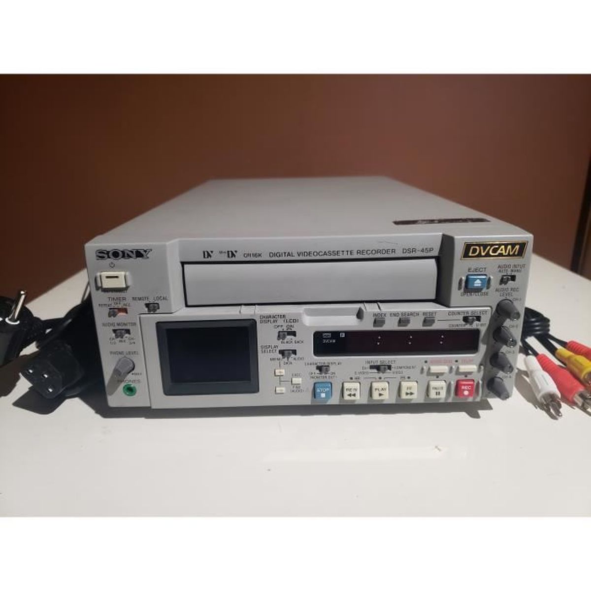 SONY DSR45P DVCAM DV CAM MINI DV MINIDV LECTEUR ENREGISTREUR CASSETTE K7 ECRAN