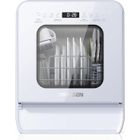 AIRMSEN Mini Lave-Vaisselle sans Installation - Réservoir 5L, Compact 37cm, 4 Couverts, Séchage Air Chaud 72h, Idéal Studio