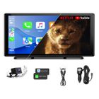 CAMPARK 9'' Autoradio Carplay sans Fil 1080P Caméra de recul Écran Tactile pour Apple Carplay/Android Auto intégré App VLC YT NF
