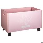Coffre à jouets à roulettes rose - Rose - Atmosphera createur d'interieur
