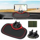 Tapis Antidérapant Voiture Multifonction Avec Support Téléphone Rotatif 360° - Rangement Intégré & étanche - 9
