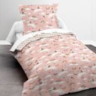 TODAY Parure de lit Enfant Kids First 1.14 - 1 personne - Housse de couette 140 x 200 et 1 taie d'oreiller 63 x 63 cm - Imprimé rose