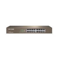 IP-COM Switch de bureau Fast Ethernet 16 Port 10/100/1000 Mbps RJ45, mode VLAN , Auto MDI/MDIX, Plug&Play, switch en acier. G1016D