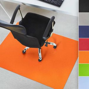 Tapis De Protection Pour Sol Sous Chaise De Bureau - 90x140 Cm - Antidérapant, Insonorisant - Pour Parquet, Carrelage, Bureau à Domicile