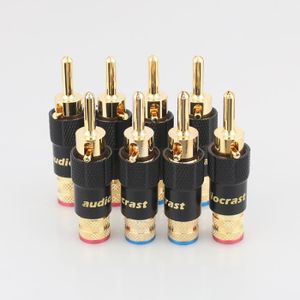 Accessoires câbles 8 pieces-Audiocrast-Connecteurs de câble pour haut