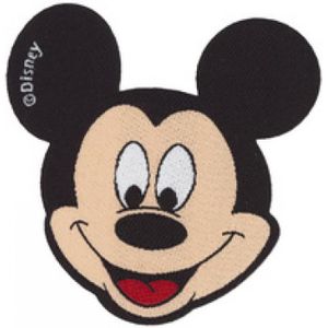 G/én/érique Ecusson Thermocollant Mickey College University 6,50 x 6,50 cm