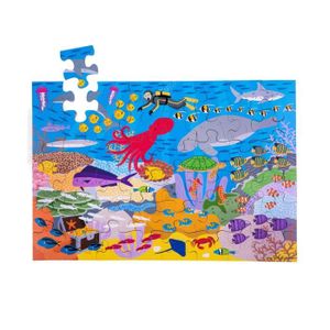 PUZZLE Puzzle de sol - BIGJIGS - Sous la mer - Animaux - 