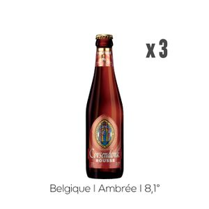 BIERE Pack Bières Corsendonk Rousse - 3x33cl - 8,1%