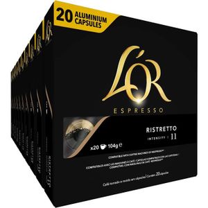 Soldes L'OR Ristretto XL Nespresso capsules (20 pcs.) 2024 au meilleur prix  sur