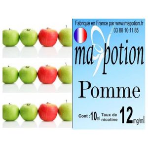 LIQUIDE E-liquide Français Ma Potion POMME 12mg