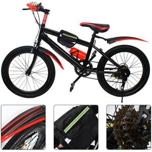 VÉLO MONOCYCLE Vélo de montagne en acier au carbone - Rouge - 20 