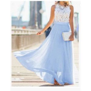 Jupe longue mousseline mariage cheap
