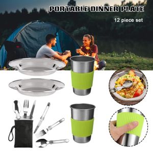 Vaisselle pique-nique camping assiette - Équipement caravaning