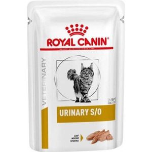CROQUETTES Royal Canin Veterinary Chat Urinary S/O Mousse 12 Sachets