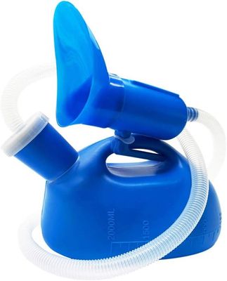 Urinoir Portable 2000ml Pour Homme Et Femme - Avec Tuyau Anti-Fuite Et Couvercle Pour Voyage