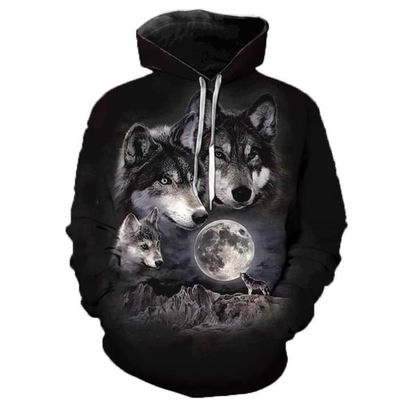 Pull avec loup shop