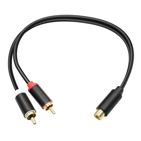 Tisino Cavo Splitter Jack Da 6,35 , TRS Stereo Aschio Da 6,35