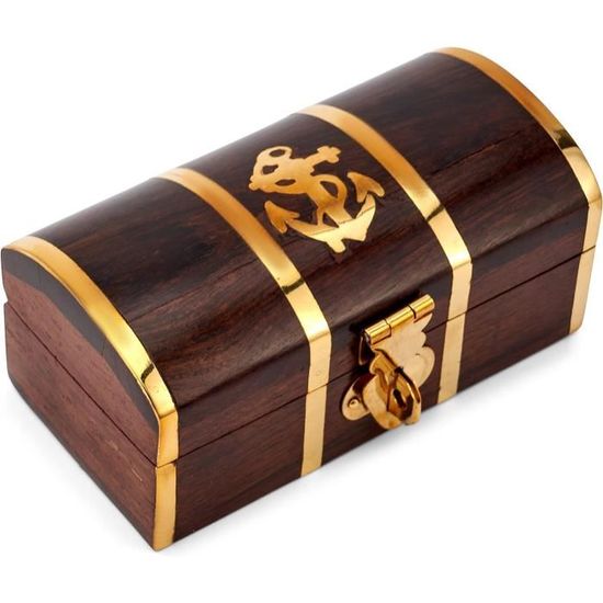 10 Coffres Au Trésor Pirate En Plastique - Pour Rangement, Décoration, Fêtes à Thème - 8