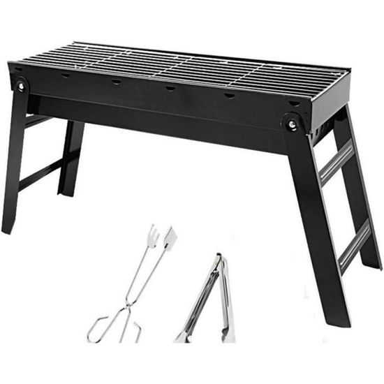 Poêle Barbecue Portable SP10 – Inox, Bois, Idéale Pour Camping Et Cuisine