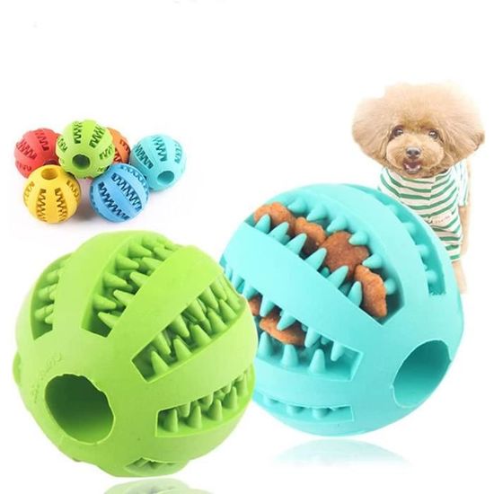 Balle pour Chien,Balle Rebondissante Chien en Caoutchouc 2PCS Balle