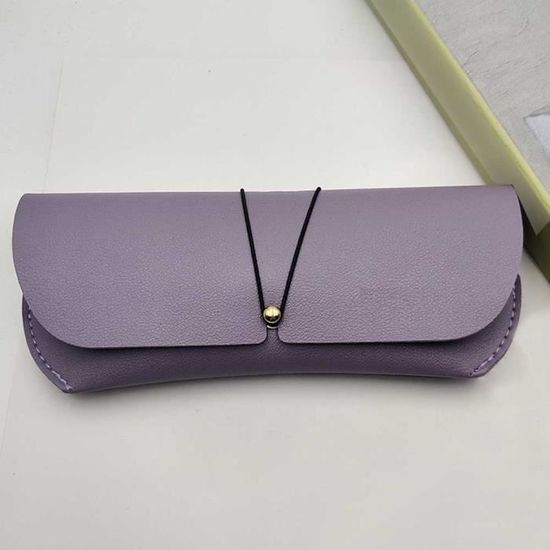 Molshine Étui à Lunettes En Cuir PU Coque Dure Portable - Protection Brillante Pour Hommes Femmes, Voyage Et Travail