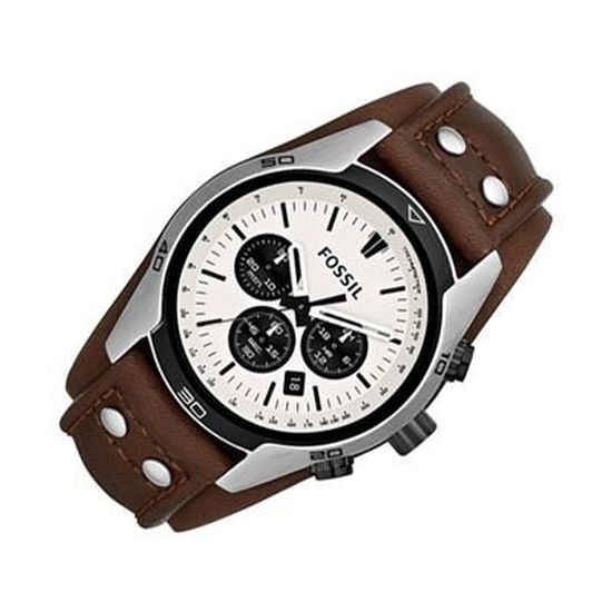 Fossil Coachman CH2890 Chronographe Hommes Marron Brun Achat