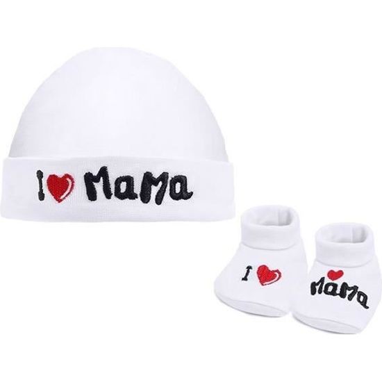 Ensemble bonnet chaussons naissance outlet