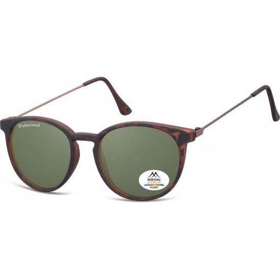 Montana by SGB lunettes de soleil unisexe marron vert tortue MP33 Marron Achat Vente lunettes de soleil Mixte Cdiscount