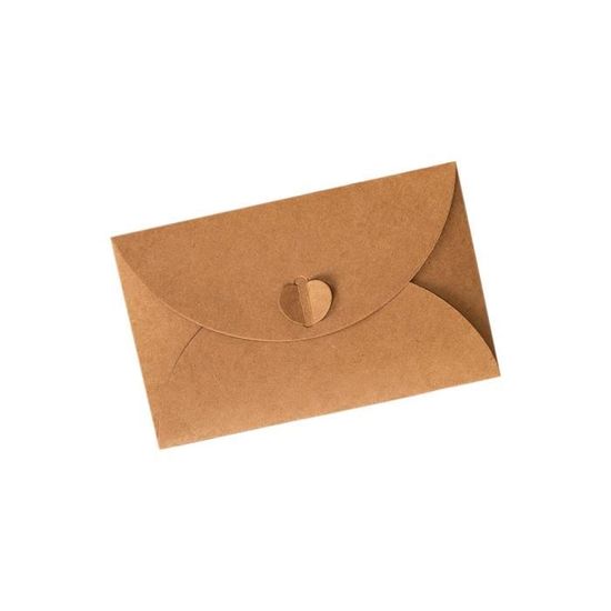 100Pcs Mini Enveloppes Kraft Enveloppes Kraft Marron pour Cartes Cadeaux et  Cartes de Visite 103X70Mm - Cdiscount Beaux-Arts et Loisirs créatifs
