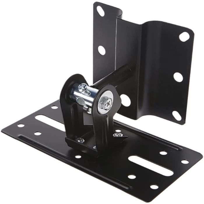 Howonder MY-23 Support Mural Enceintes 2 Packs - Jusqu'à 100 Lbs, Réglable Noir