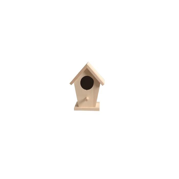 ARTEMIO Nichoir en Bois à Décorer 7.5*7.14 cm