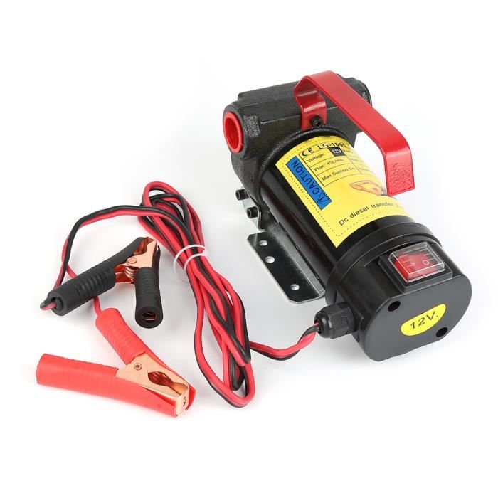 12V kit de Pompe de Transfert de Carburant,Fluide Auto Obturant Pistolets Automatiques Ensemble,175W,PVC+acier®HOMBUY