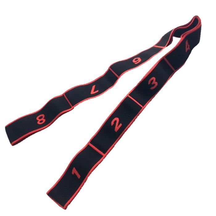 Latin Dance élastique extensible Ceinture exercice Pull Yoga Sangle bandes de résistance du corps @su4603