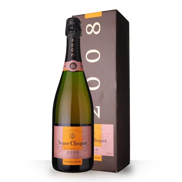Veuve Clicquot Vintage 2008 Brut Rosé 75cl - Coffret - Champagne