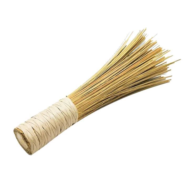 1pc brosse en bambou Protable outil de nettoyage léger pour ustensiles de cuisine Wok BROSSE - GANT DE BROSSAGE - CARDE
