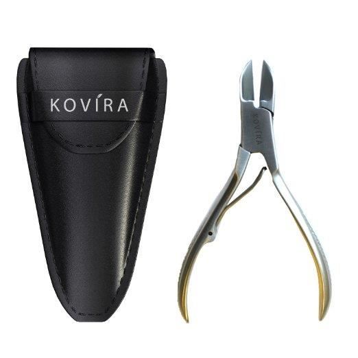 Coupe-Ongle orteils Robuste par Kovira - Pince de 10cm pour les Ongles Epais / Incarnés - Ciseaux / Coupe-Ongle de Qualité Professio