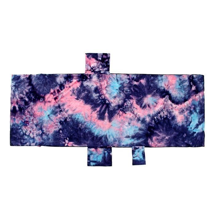 Bain de Soleil Housse de Chaise Longue Tie Teinture Vacances à Plage Piscine Fête BLEU WYK29961