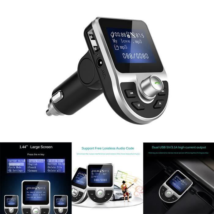 Transmetteur FM Bluetooth Car MP3 Player 3.1A Chargeur USB My15779