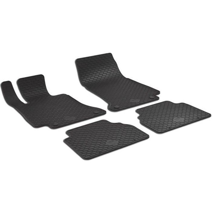 Tapis de sol en caoutchouc - Mercedes Classe E W213 berline tricorps/SW 2017- sur mesure