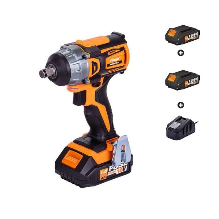 Clé à choc boulonneuse avec batteries et chargeur Fuse VLP 5320 Villager