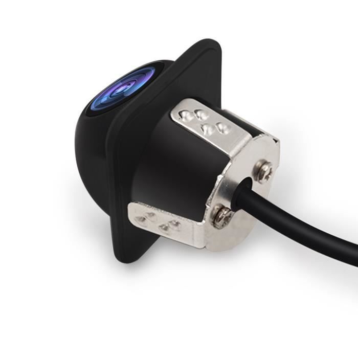 Qii lu Caméra de Recul Arrière à Objectif Grand Angle HD Caméra de Stationnement de Voiture avec Règle de Voiture de Vision