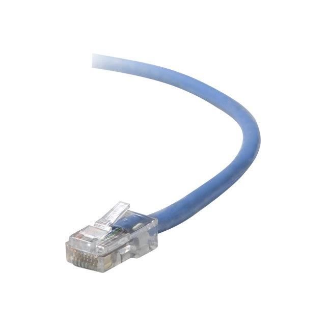 BELKIN Cordon de raccordement - RJ-45 (M) pour RJ-45 (M) - 10 m - UTP - CAT 5e - Bleu