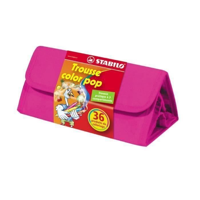 STABILO - Trousse color Pop (Lot de 2)