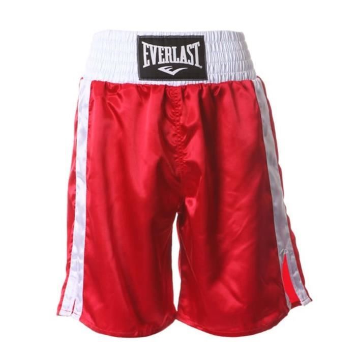 EVERLAST Short de boxe Pro Rouge S