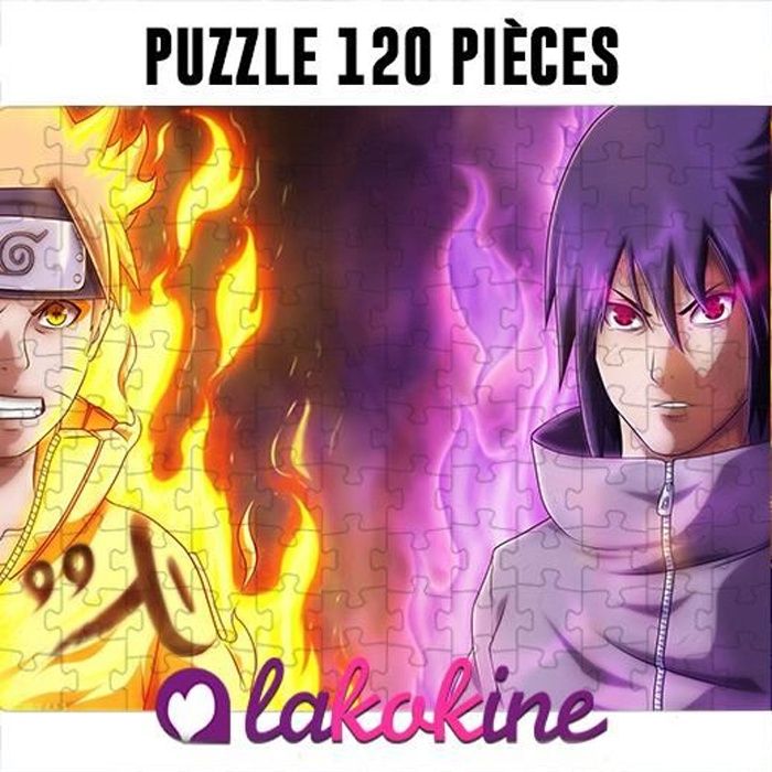 Puzzle 120 Pièces Naruto et kakashi anime