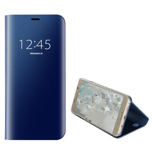 MISSTARS® Samsung Galaxy A52 5G , Coque Etui Housse Flip à rabat effet Miroir BLEU
