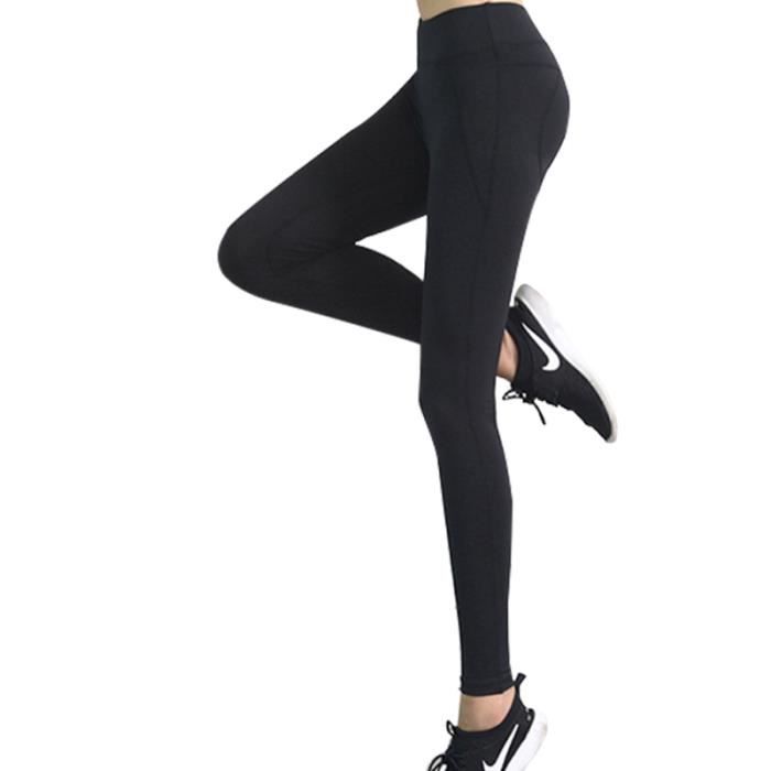 1 Pc Yoga Pantalon Femmes Taille Haute Compression Séchage Rapide Slim D'entraînement Fitness Leggings pour Dames