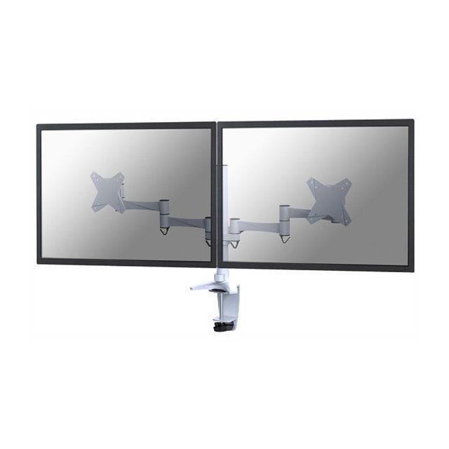 NEWSTAR Support de bureau FPMA-D1330DWHITE - Pour 2 écrans plats jusqu'à 24\